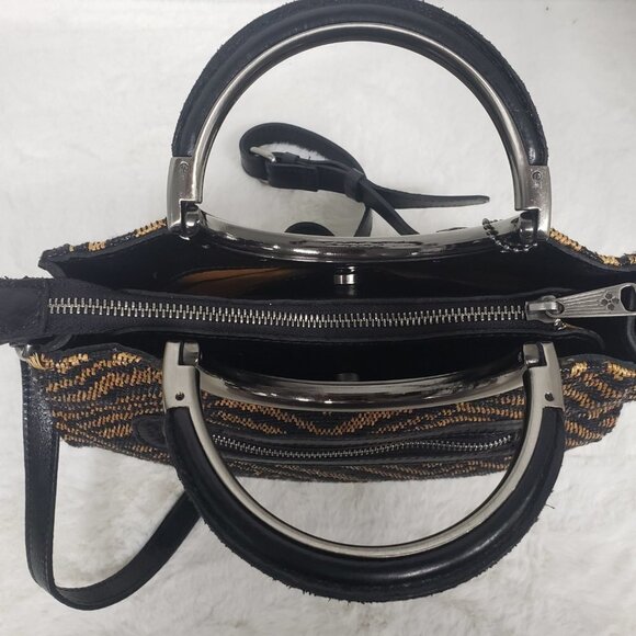 Patricia Nash 10th Anniversary Aria Shopper Tribal Satchel Crossbody - Picture 9 of 16